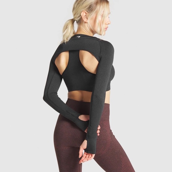 SOLD - Gymshark Vital Seamless Shrug/Cover - Picture 1 of 6